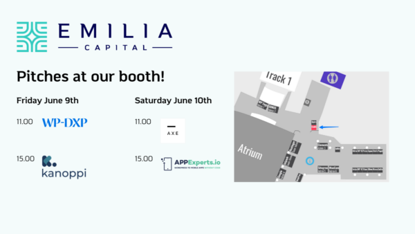 Schedule for our #WCEU booth pitches